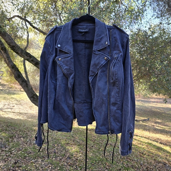 Dark Greu Denim Jacket - Picture 3 of 5